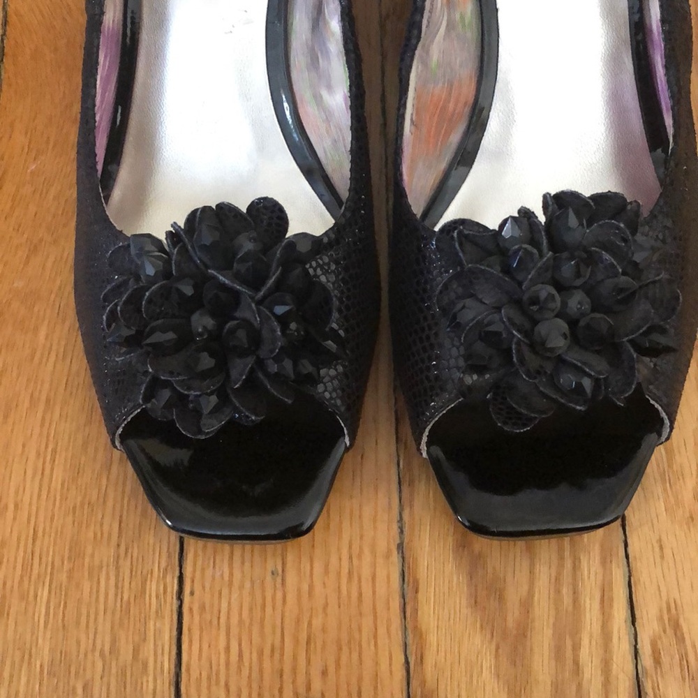NWOT/B Anne Klein Horray Espadrille Wedge Heels
